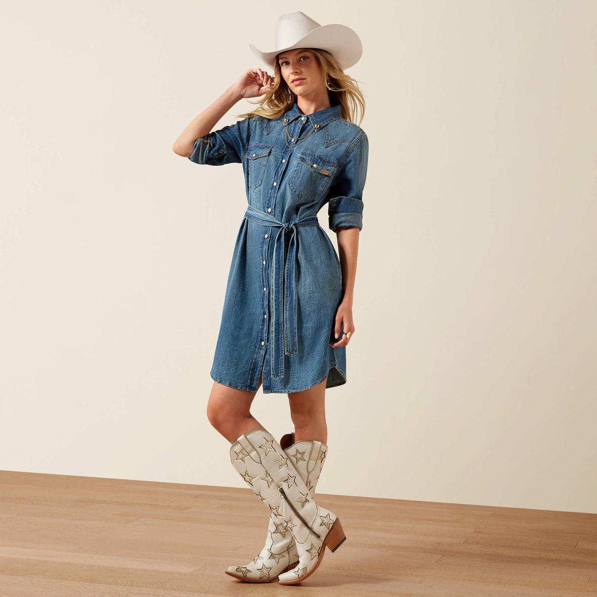 Americana Denim Dress - Ariat Best Price