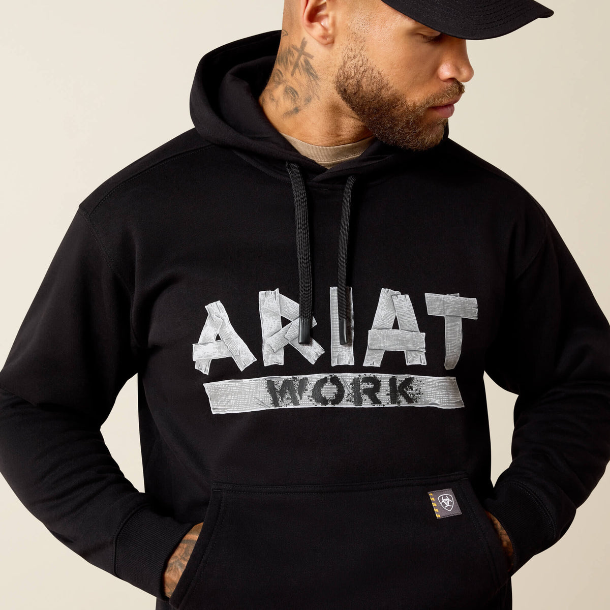 Rebar Lightweight Duct Logo Hoodie - Ariat Sale