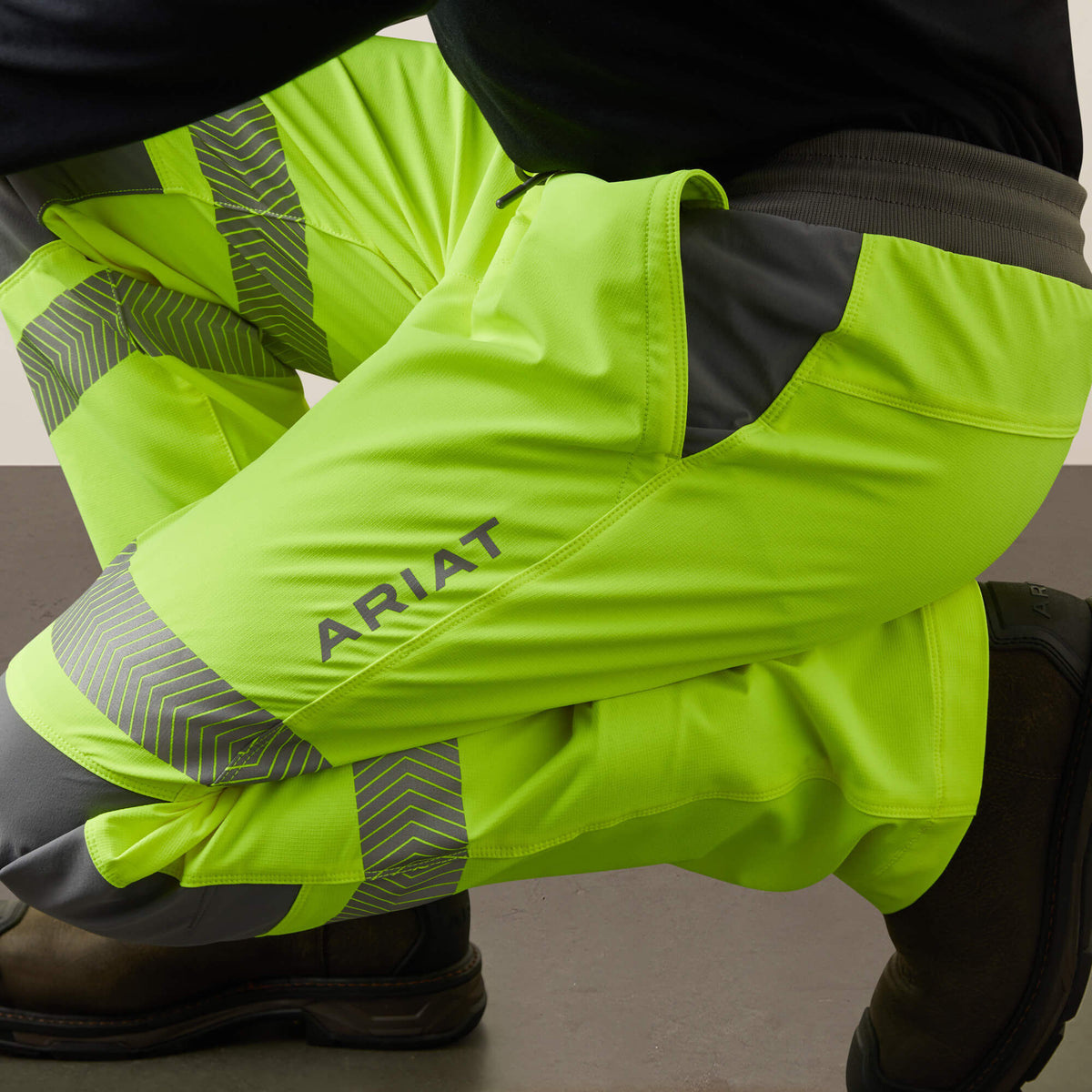 Rebar Hi-Vis Pull-On DuraStretch Straight Leg Pants - Ariat Exclusive