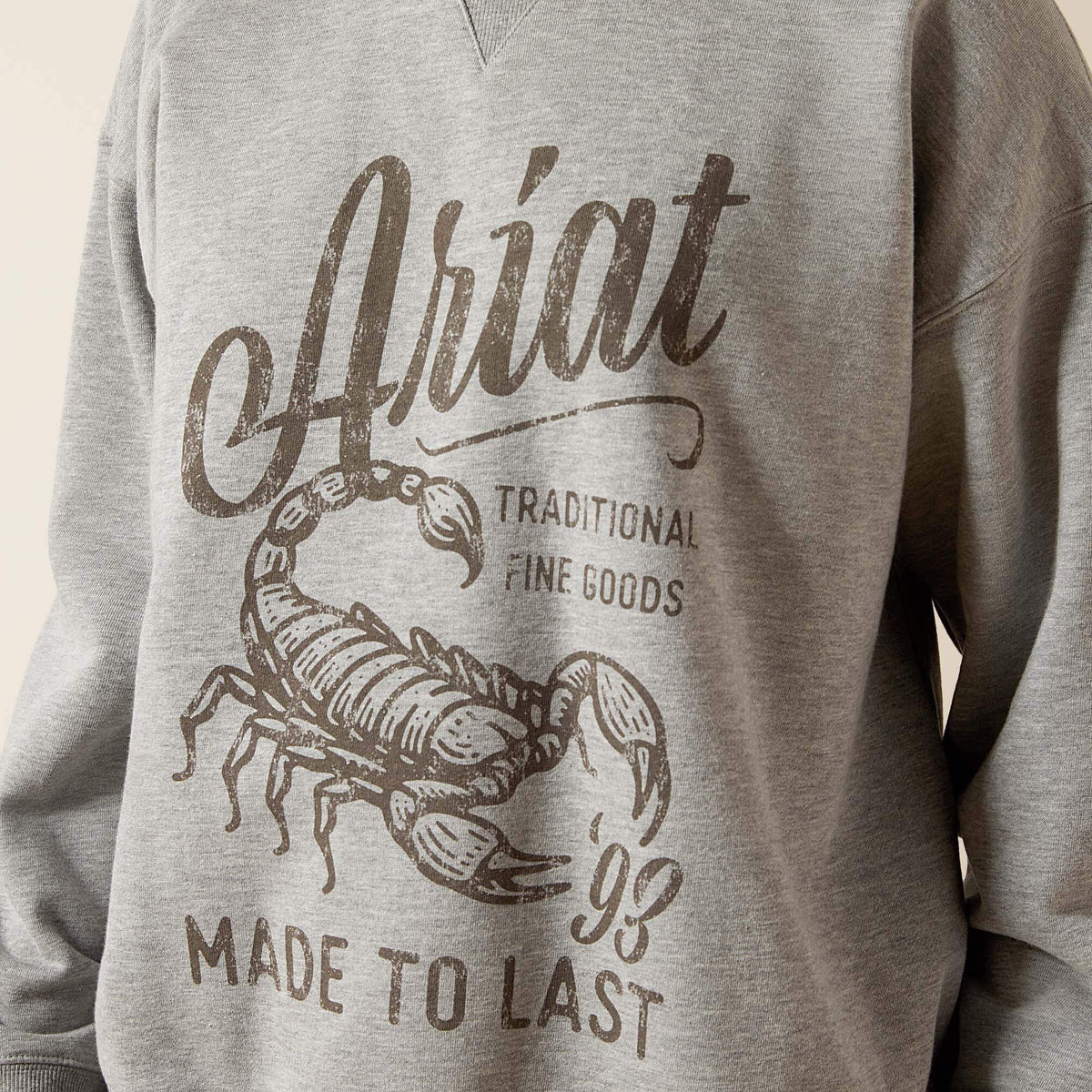 Scorpion Script Oversized Sweatshirt - Ariat Quality