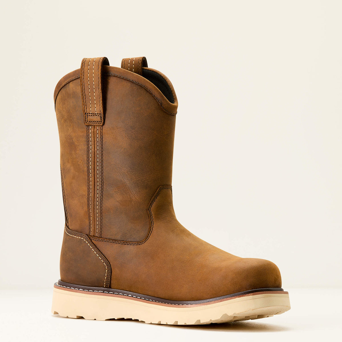 Rebar Wedge Pull-On Waterproof Work Boot - Ariat Discount