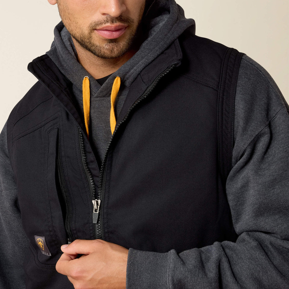 Rebar Washed DuraCanvas Insulated Vest - Ariat Popular