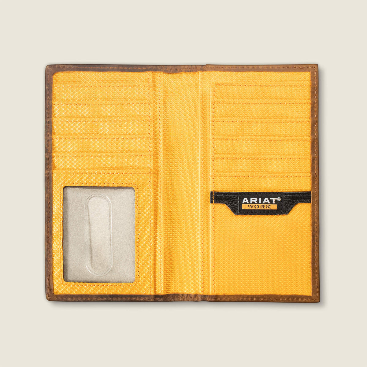 Work Roughneck Label Canvas Trifold Wallet - Ariat Everyday