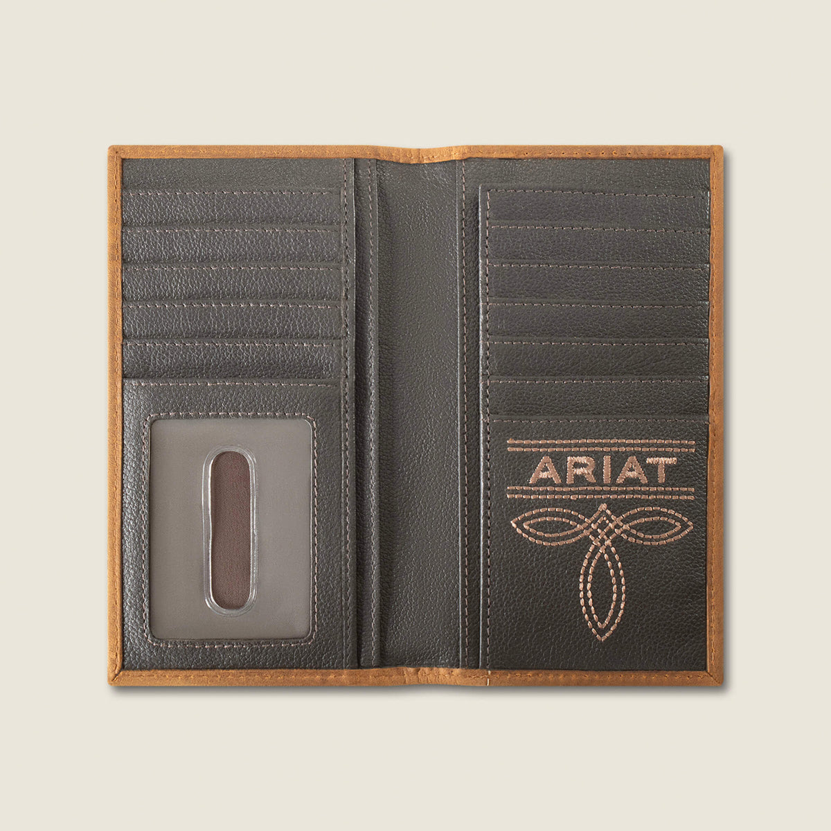 Patchwork Embroidered Logo Rodeo Wallet - Ariat Smart Buy