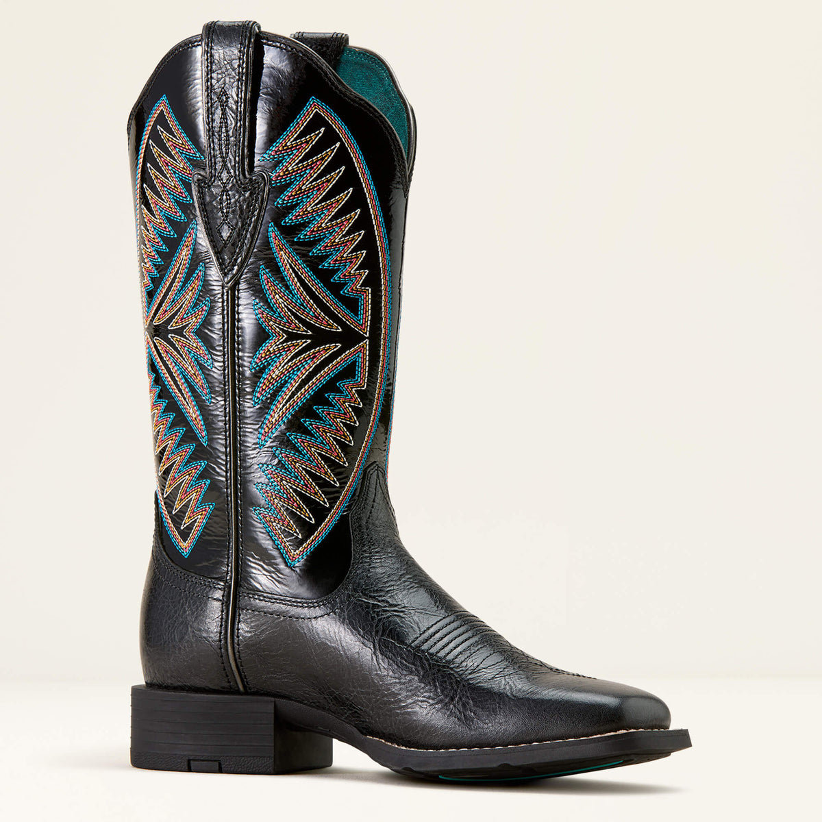 Round Up Ruidoso Wide Square Toe Western Boot - Ariat Great Value