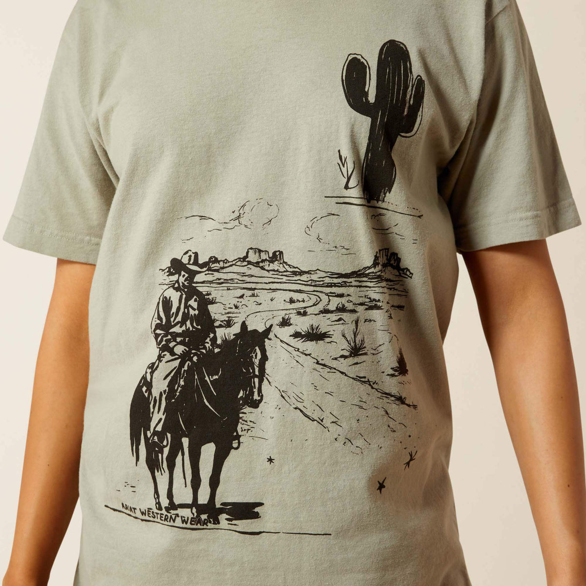 Ariat Sketchy Cowboy T-Shirt - Ariat New