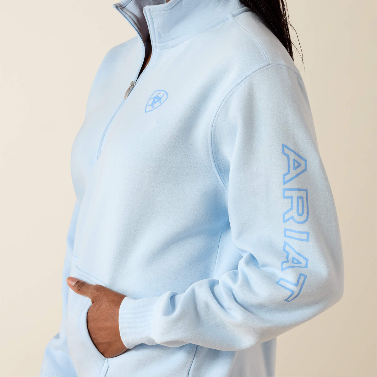 Foundation Logo 1/2 Zip Sweatshirt - Ariat Best Price