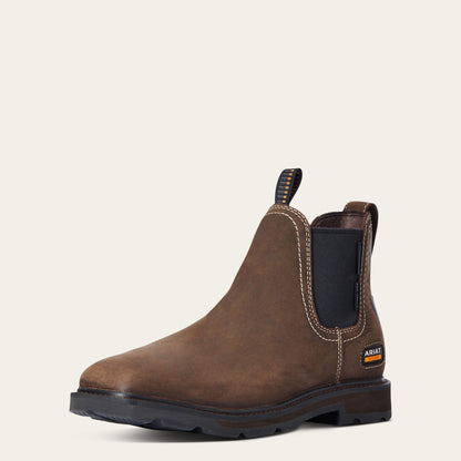 Groundbreaker Chelsea Wide Square Toe Waterproof Steel Toe Work Boot - Ariat Discount