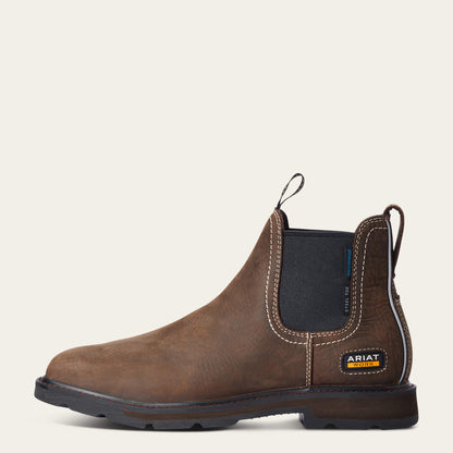 Groundbreaker Chelsea Wide Square Toe Waterproof Steel Toe Work Boot - Ariat Discount