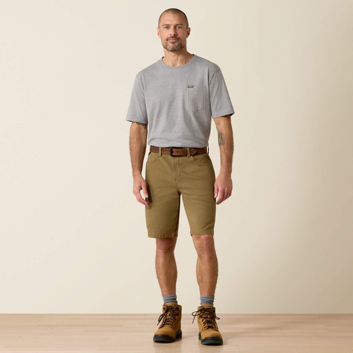 Rebar DuraStretch Made Tough 10" Short - Ariat Signature