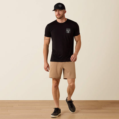 Ariat Stripe Patriotic Badge T-Shirt - Ariat Classic
