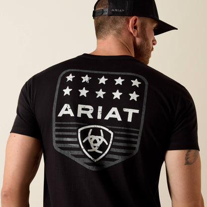 Ariat Stripe Patriotic Badge T-Shirt - Ariat Classic