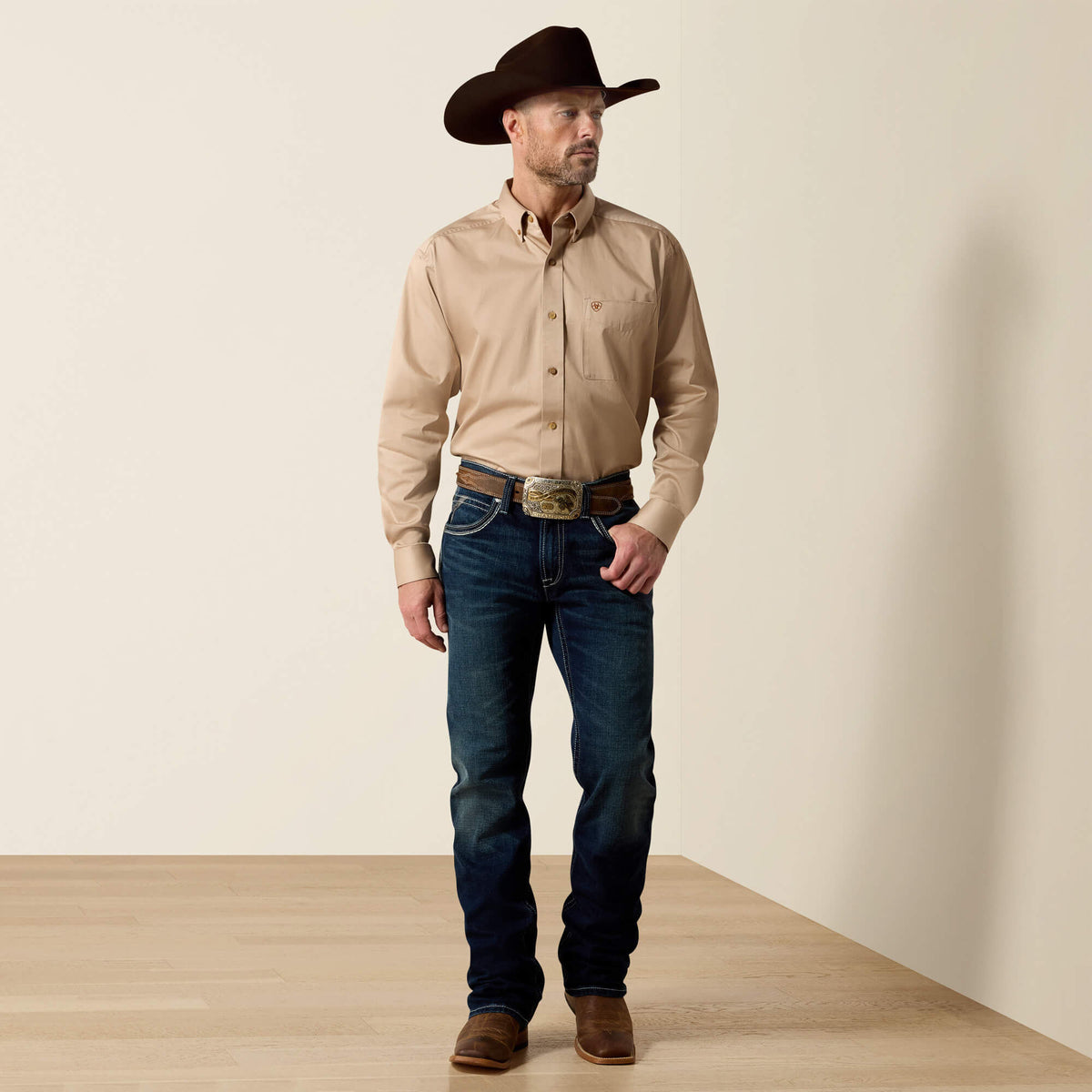 Solid Twill Classic Fit Shirt - Ariat Smart Buy