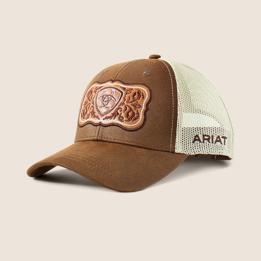 Floral Leather Patch Cap - Ariat Discount