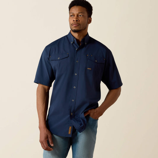 Rebar Made Tough VentTEK DuraStretch Work Shirt - Ariat Best Seller