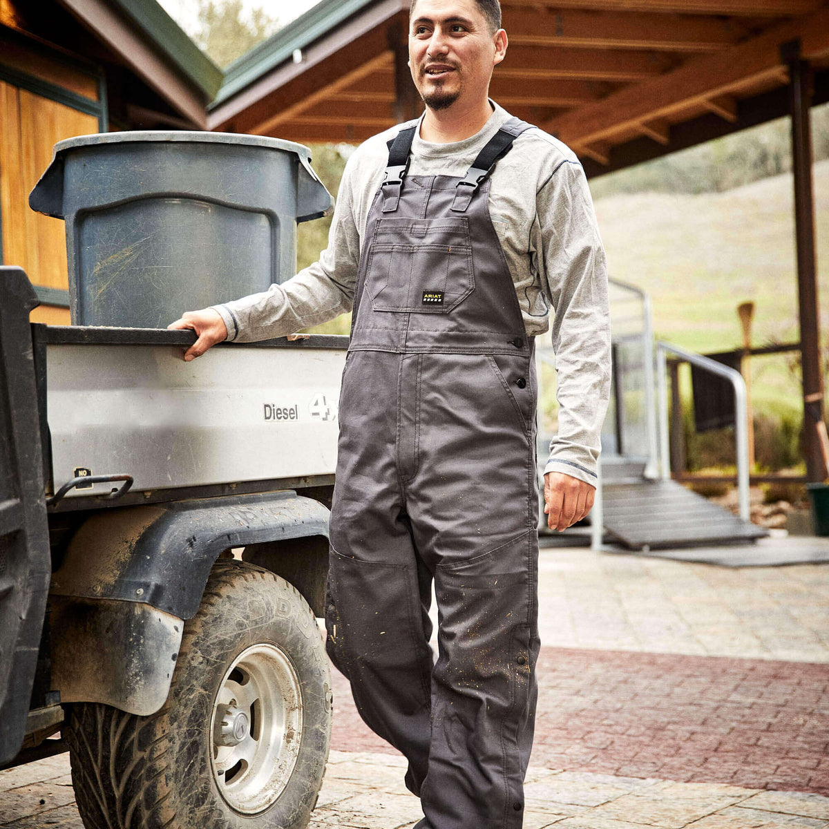 Rebar DuraCanvas Unlined Bib - Ariat Everyday