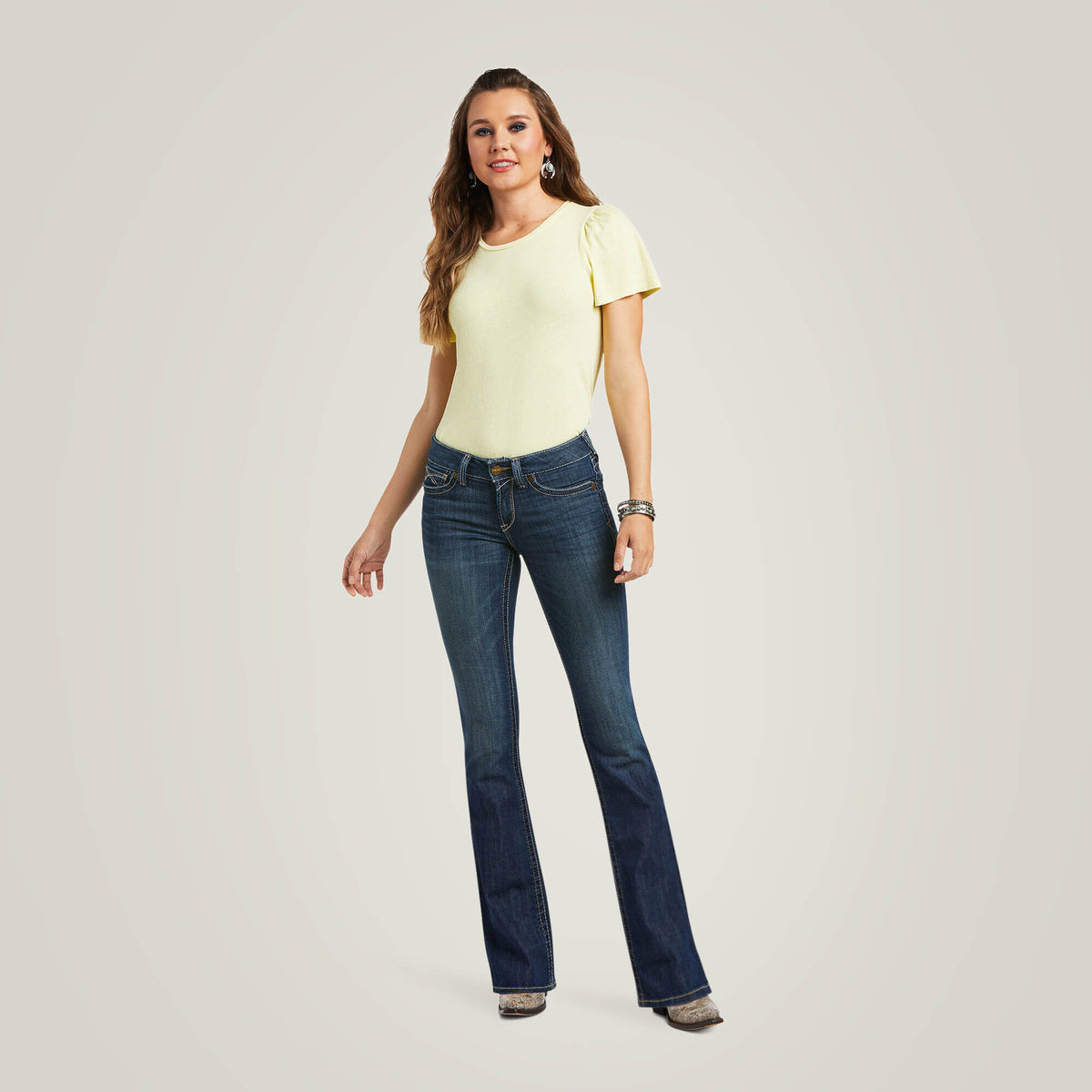Mid Rise Corinne Boot Cut Jeans - Ariat Popular