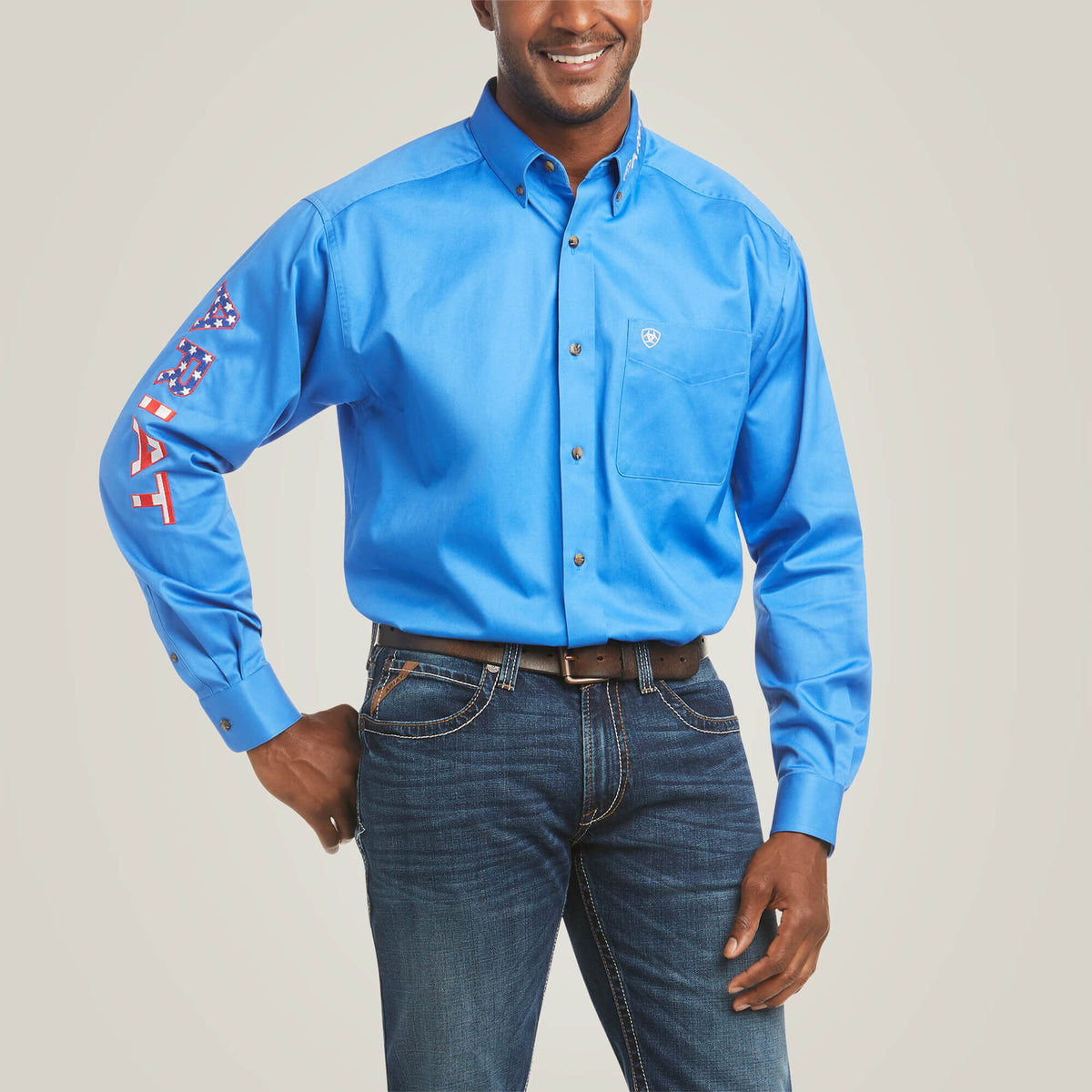 Team Logo Twill Classic Fit Shirt - Ariat Top Pick