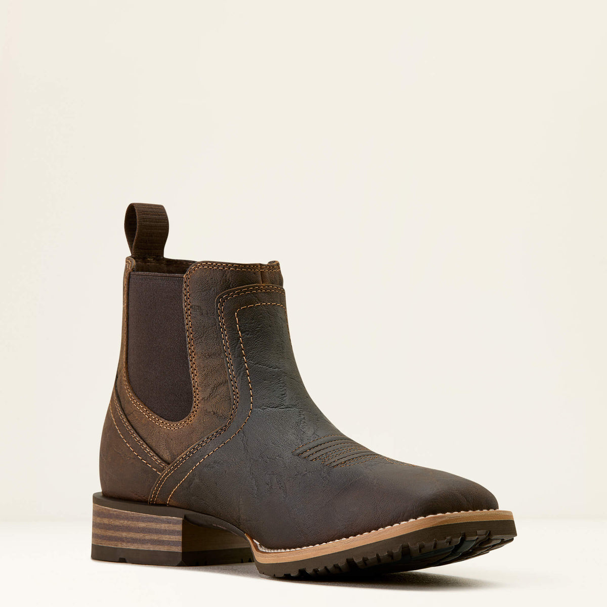 Hybrid Low Boy Wide Square Toe Chelsea Boot - Ariat Classic