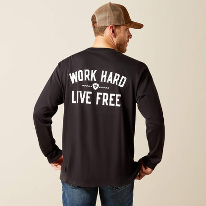 Rebar Cotton Strong WHLF T-Shirt - Ariat Signature