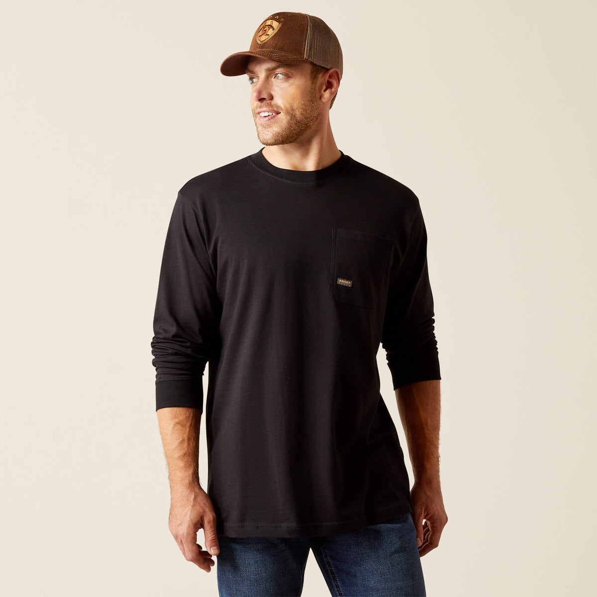 Rebar Cotton Strong WHLF T-Shirt - Ariat Signature