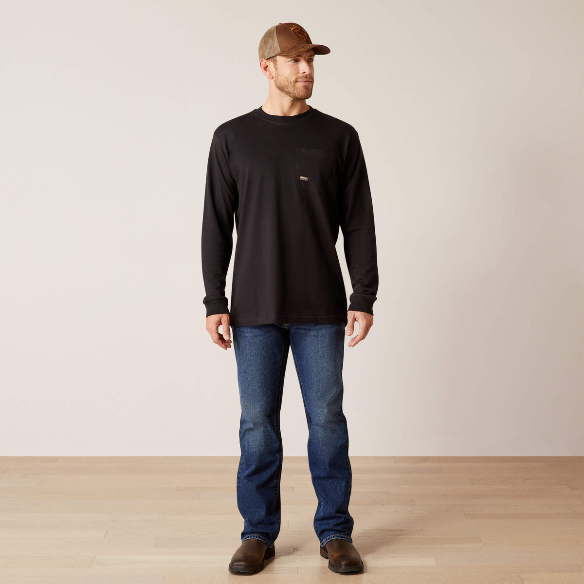 Rebar Cotton Strong WHLF T-Shirt - Ariat Signature