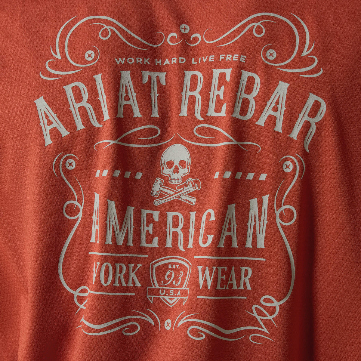 Rebar Heat Fighter Label Long Sleeve T-Shirt - Ariat Classic