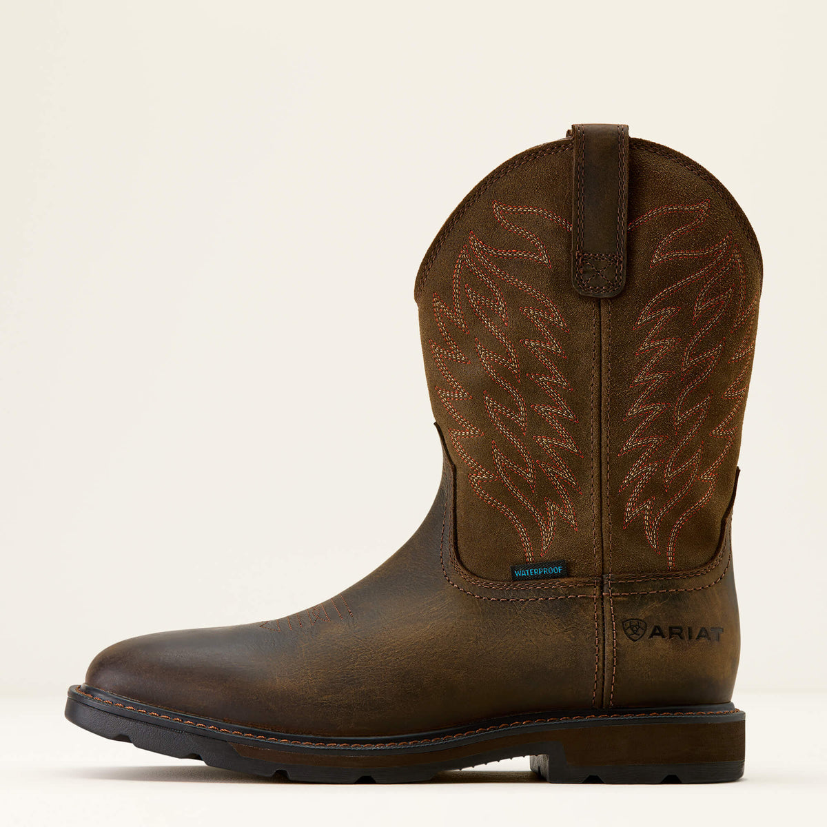 Groundbreaker Wide Square Toe Waterproof Work Boot - Ariat New