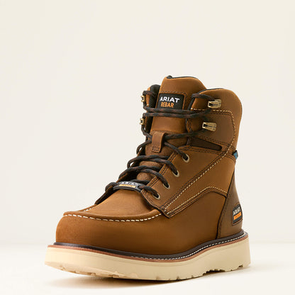 Rebar Wedge Moc Toe 6" Waterproof Work Boot - Ariat Sale