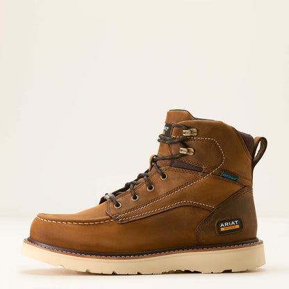 Rebar Wedge Moc Toe 6" Waterproof Work Boot - Ariat Sale