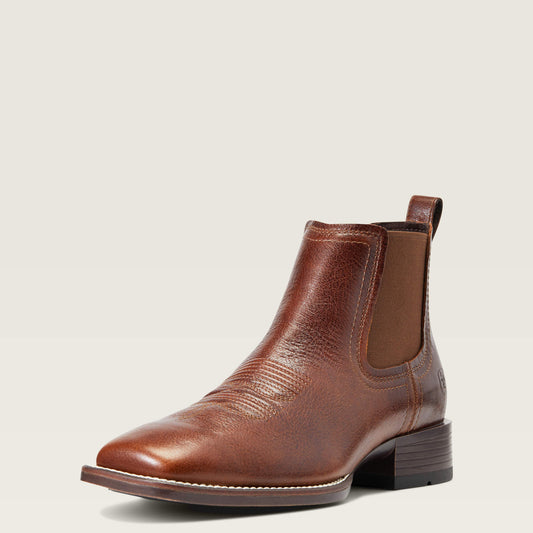Booker Chelsea Wide Square Toe Western Boot - Ariat Trending