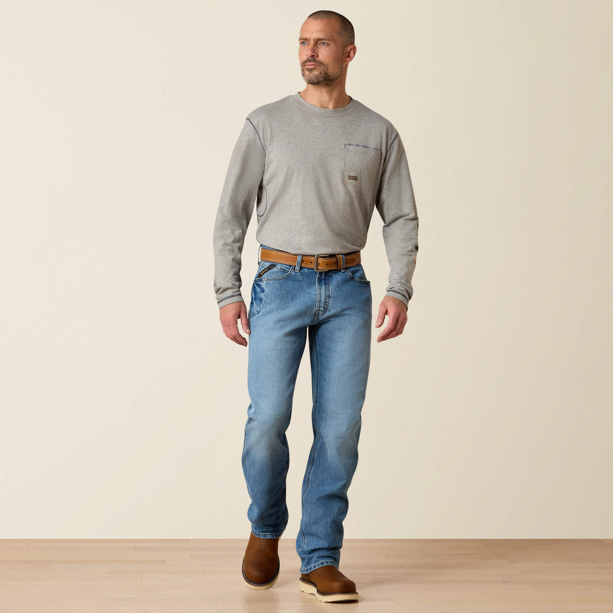 Rebar M4 Relaxed DuraStretch Basic Boot Cut Jean - Ariat Exclusive