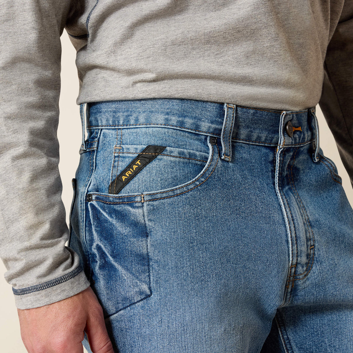 Rebar M4 Relaxed DuraStretch Basic Boot Cut Jean - Ariat Exclusive