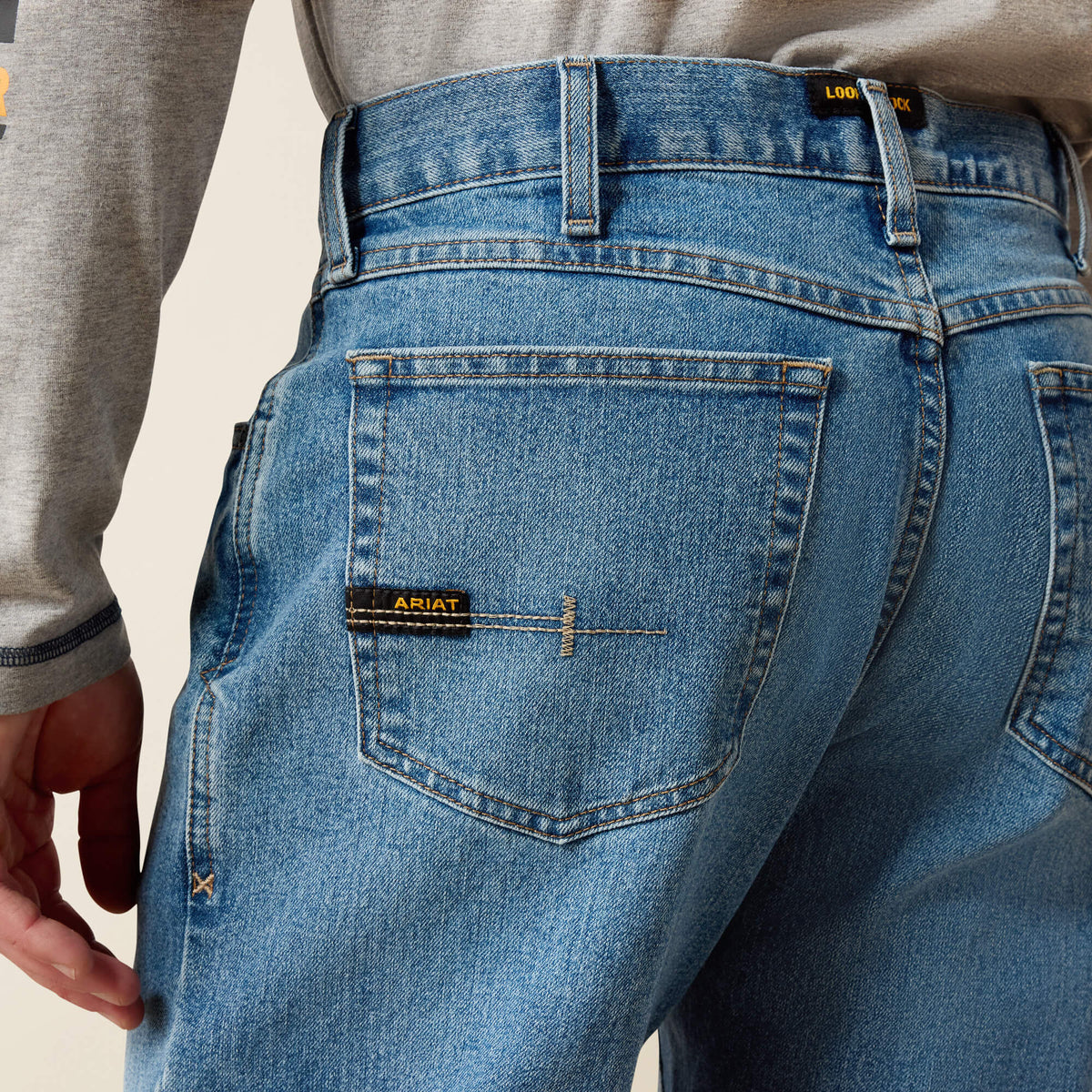 Rebar M4 Relaxed DuraStretch Basic Boot Cut Jean - Ariat Exclusive