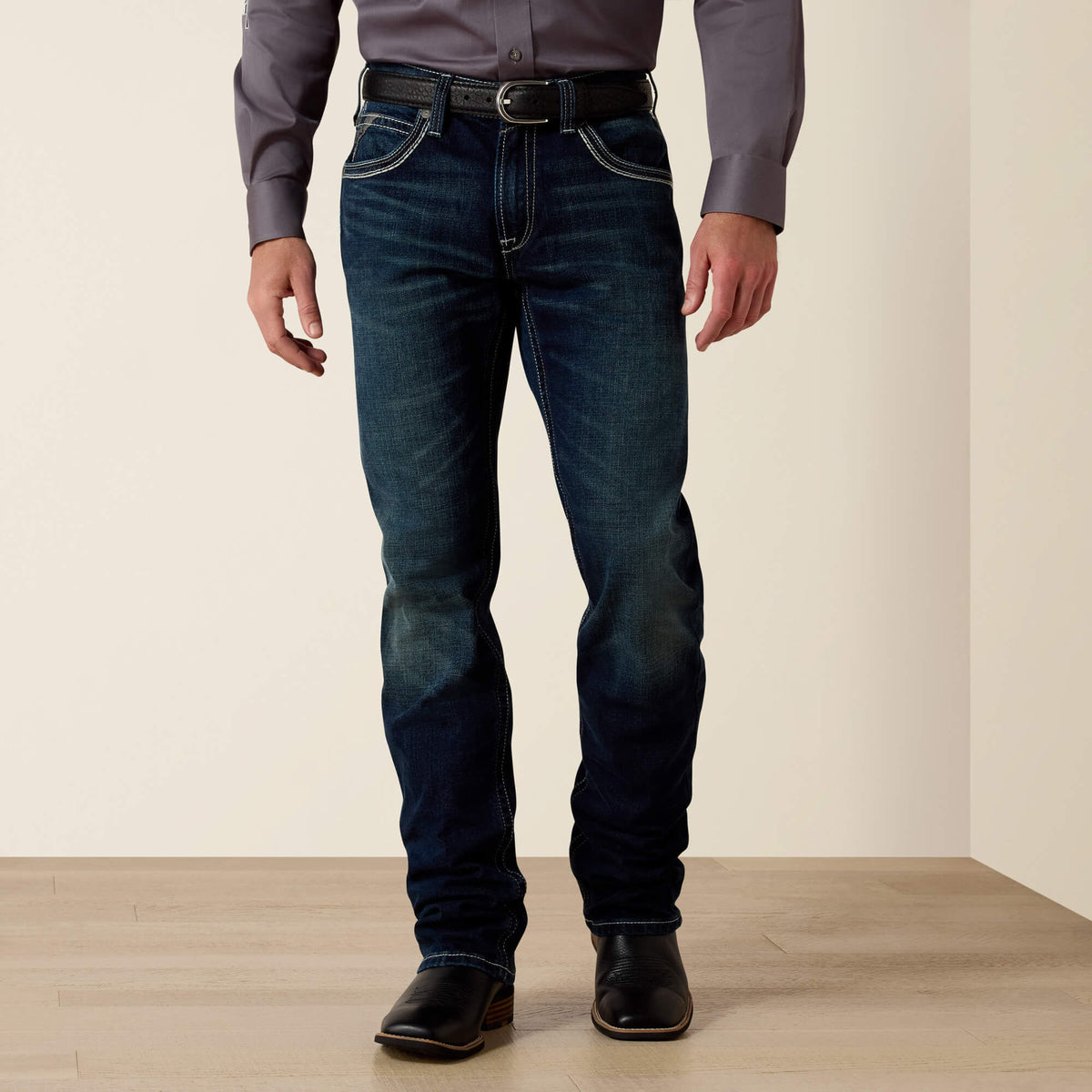 M5 Slim Stretch Coltrane Stackable Straight Leg Jean - Ariat Popular