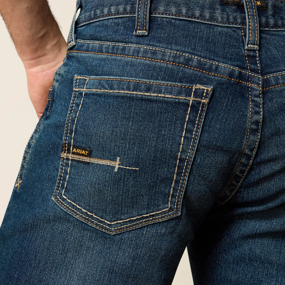 Men's Low Rise, Bootcut Work Pants - Rebar Denim - Ariat Discount