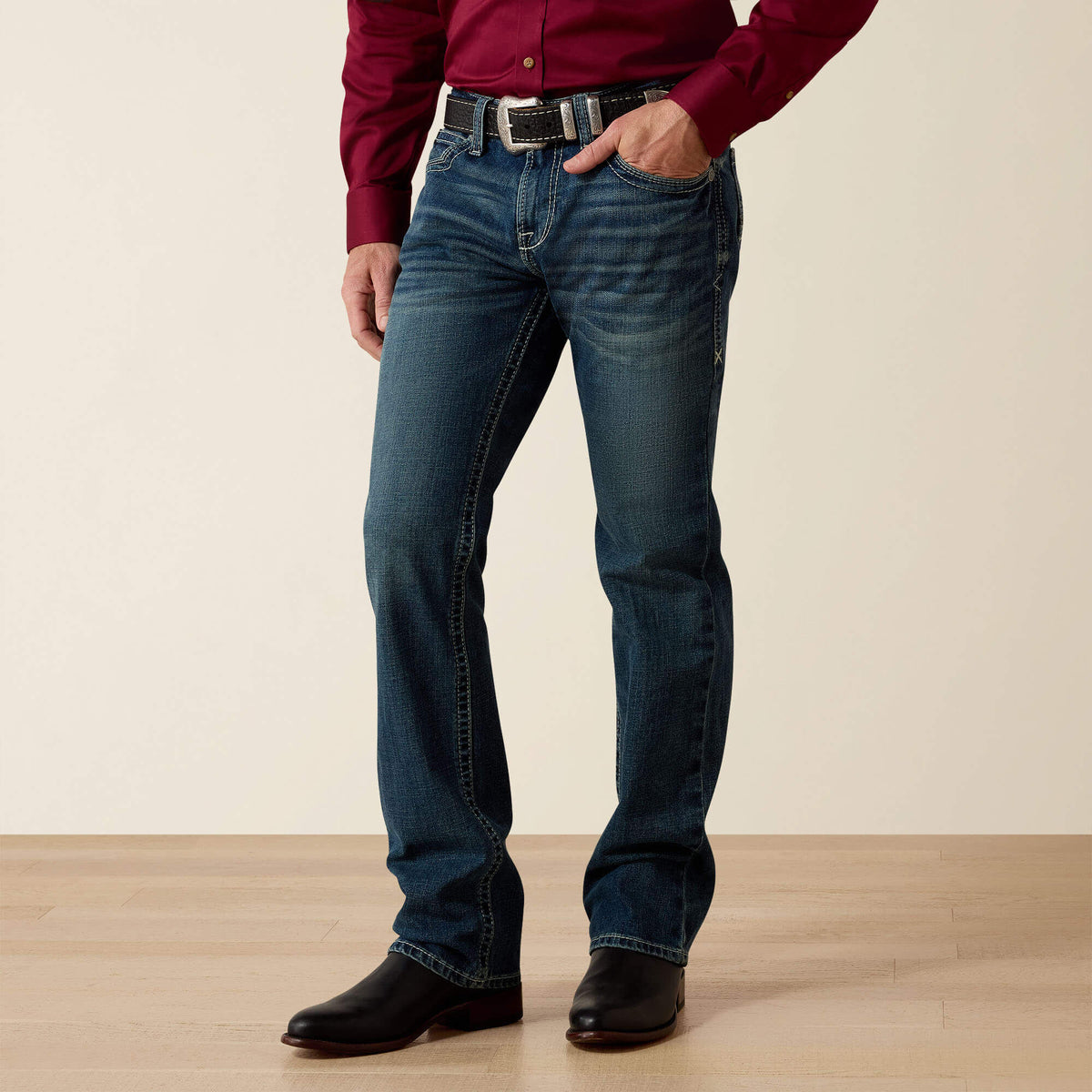M7 Rocker Stretch Coltrane Stackable Straight Leg Jean - Ariat Smart Buy
