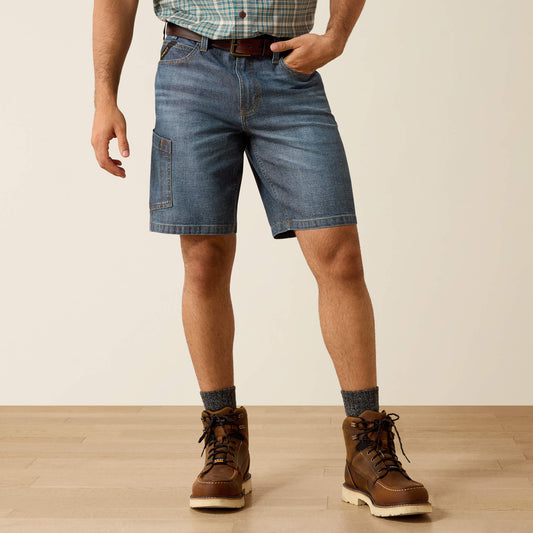Rebar M4 Relaxed Denim 10" DuraStretch Shorts - Ariat Everyday