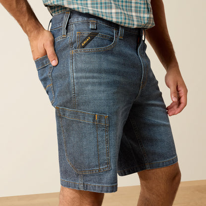 Rebar M4 Relaxed Denim 10" DuraStretch Shorts - Ariat Everyday