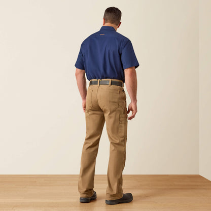 Rebar M4 Relaxed DuraStretch Washed Twill Dungaree Boot Cut Pant - Ariat Deals