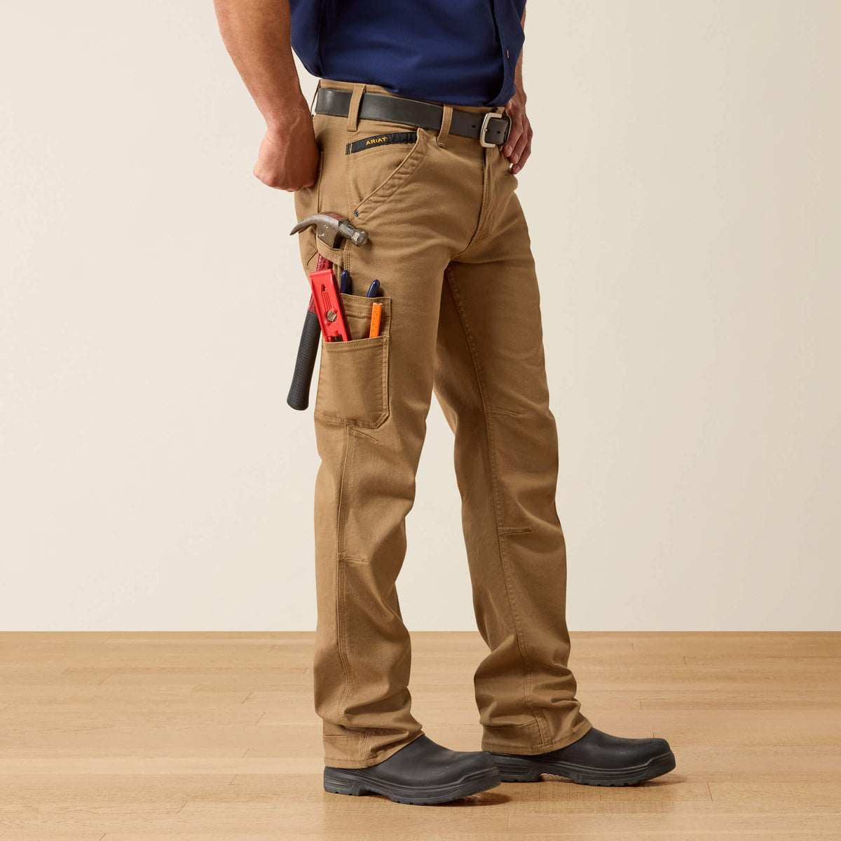 Rebar M4 Relaxed DuraStretch Washed Twill Dungaree Boot Cut Pant - Ariat Deals