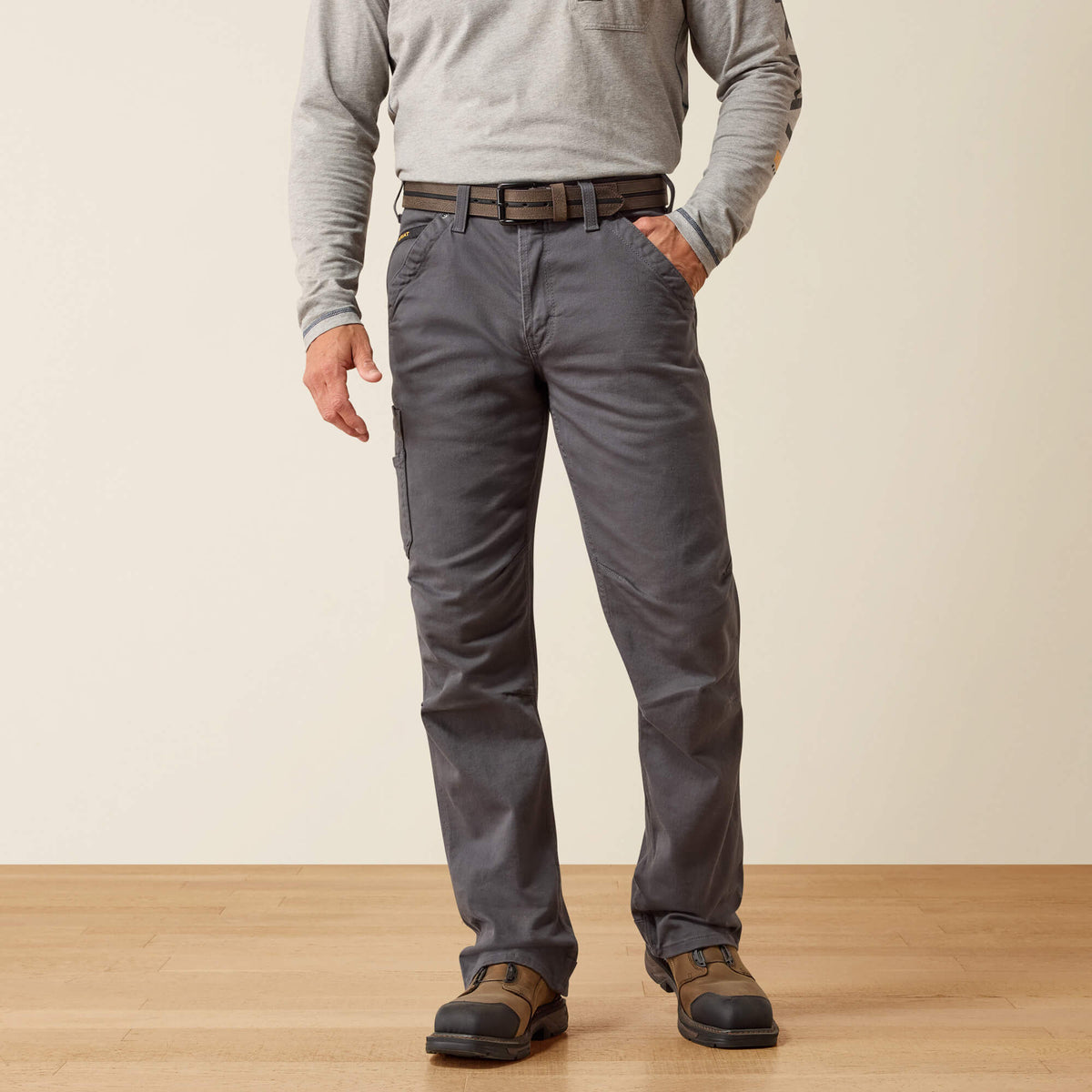 Rebar M4 Relaxed DuraStretch Washed Twill Dungaree Boot Cut Pant - Ariat Everyday