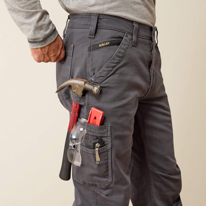 Rebar M4 Relaxed DuraStretch Washed Twill Dungaree Boot Cut Pant - Ariat Everyday