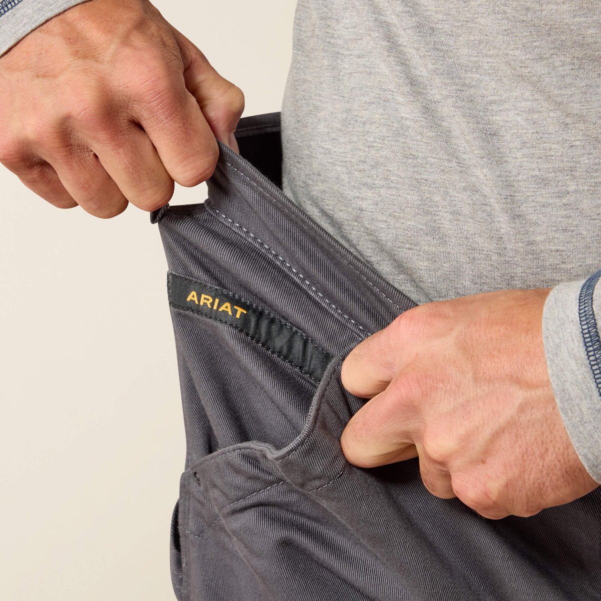 Rebar M4 Relaxed DuraStretch Washed Twill Dungaree Boot Cut Pant - Ariat Everyday