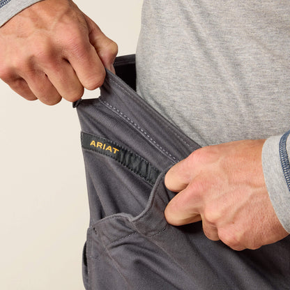 Rebar M4 Relaxed DuraStretch Washed Twill Dungaree Boot Cut Pant - Ariat Everyday