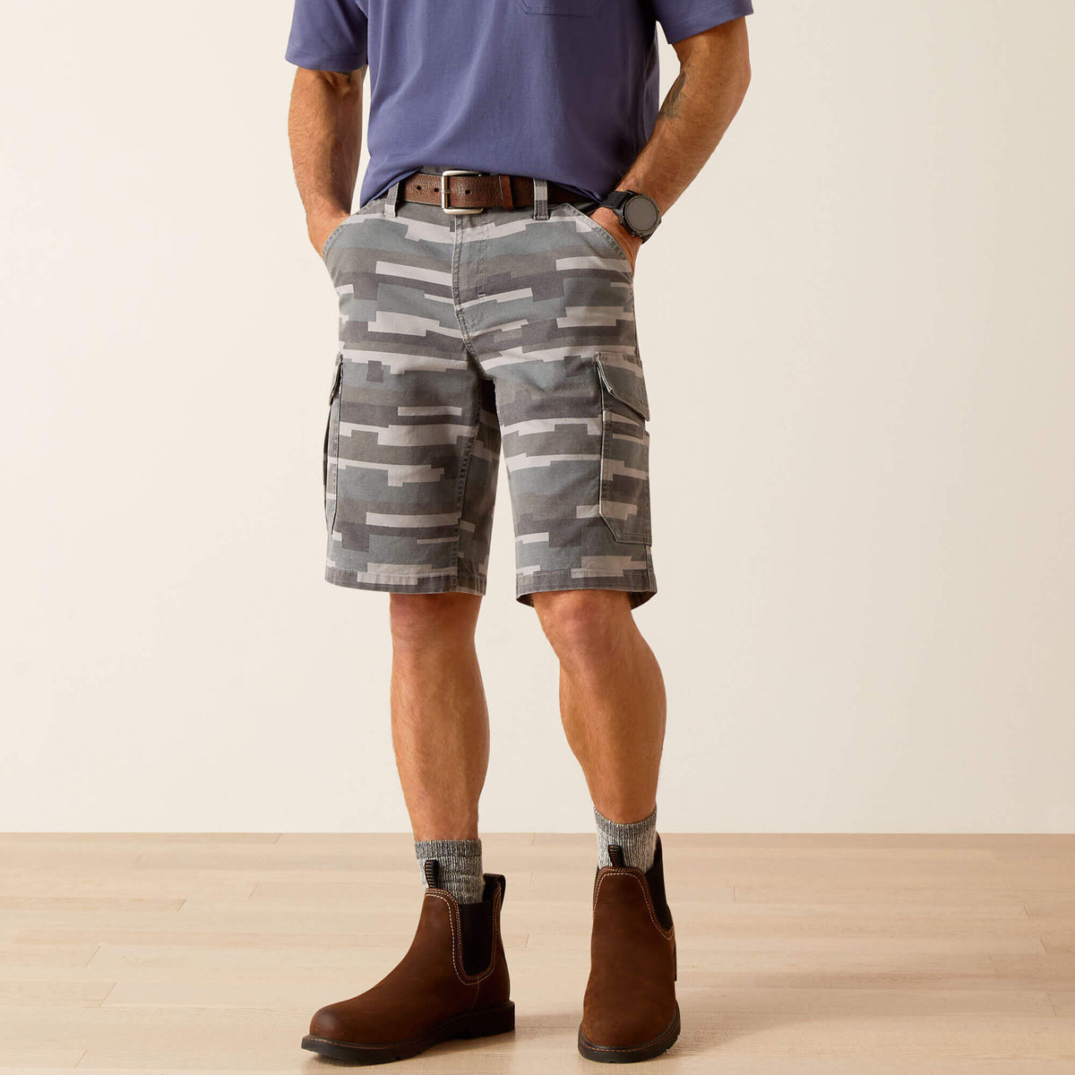 Rebar DuraStretch Made Tough Cargo 11" Short - Ariat Recommended