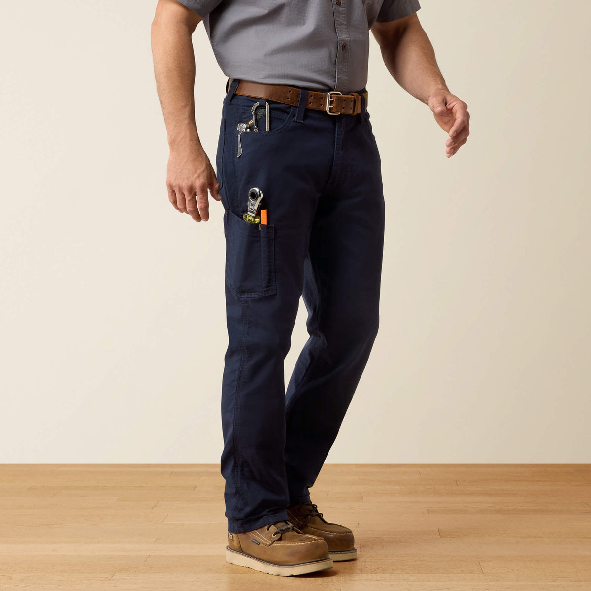 Rebar M4 Relaxed Made Tough DuraStretch Straight Leg Pants - Ariat Signature