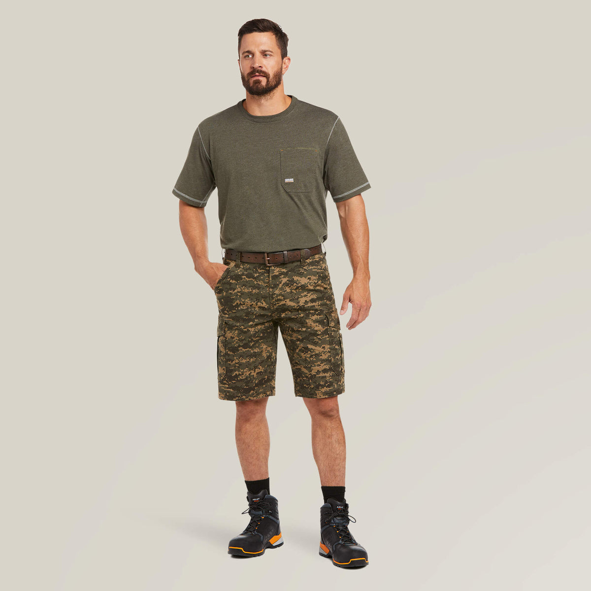 Rebar DuraStretch Made Tough Cargo 11" Short - Ariat Classic