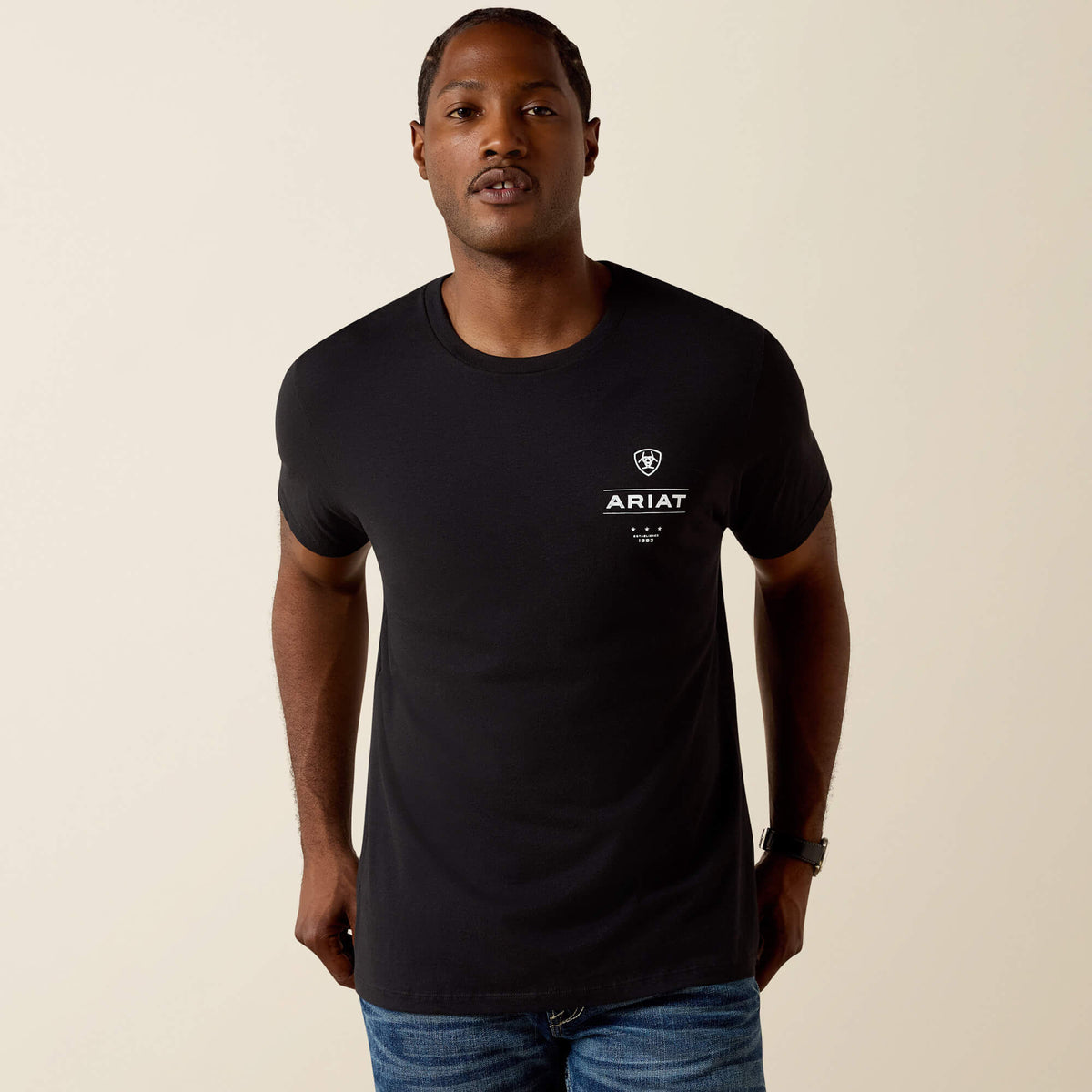 Ariat Wooden Diamond Flag Classic Fit T-Shirt - Ariat Everyday