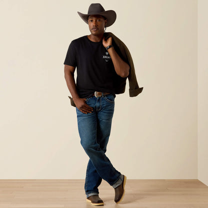 Ariat Wooden Diamond Flag Classic Fit T-Shirt - Ariat Everyday